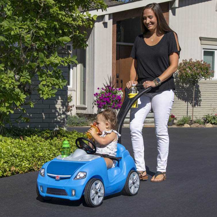 Step 2 whisper ride ii ride on push store car blue